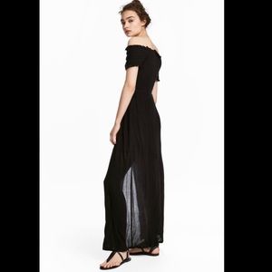 H&M off the shoulder maxi dress